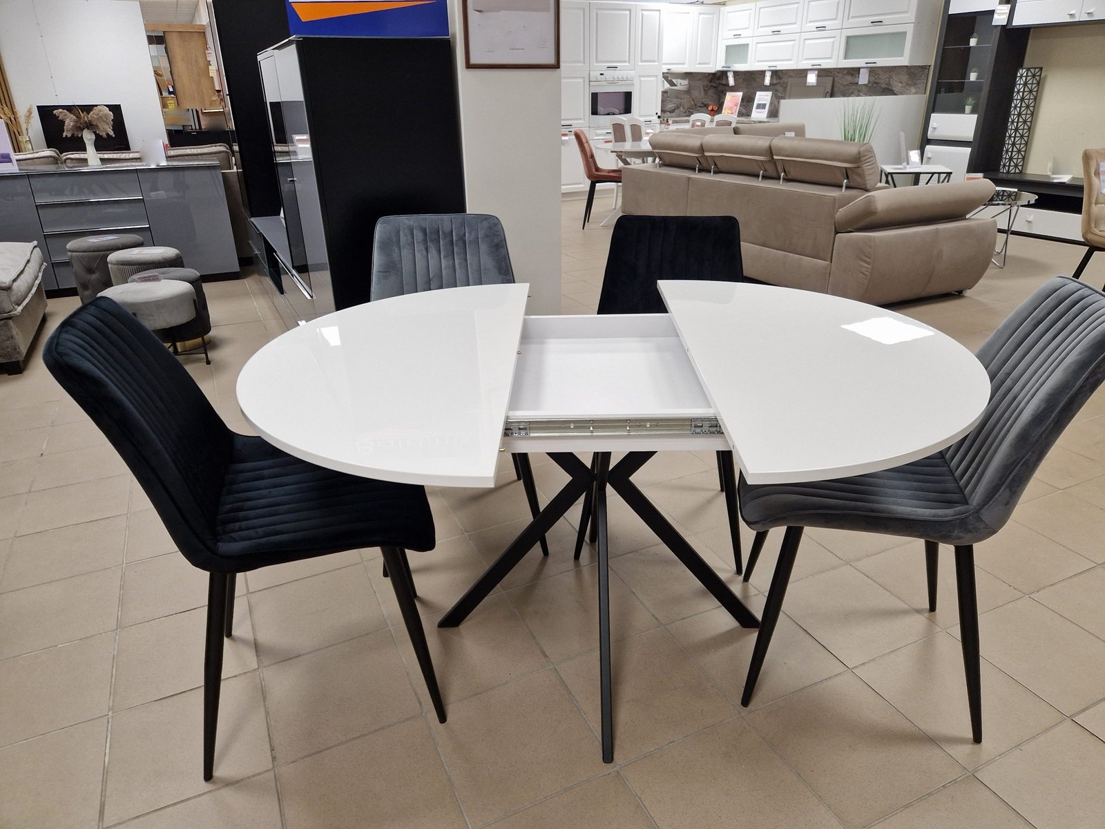 MDF Apvalus stalas LTBL110 - Image 3