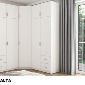 Kampinė spinta su kitomis spintomis BL189/189/240