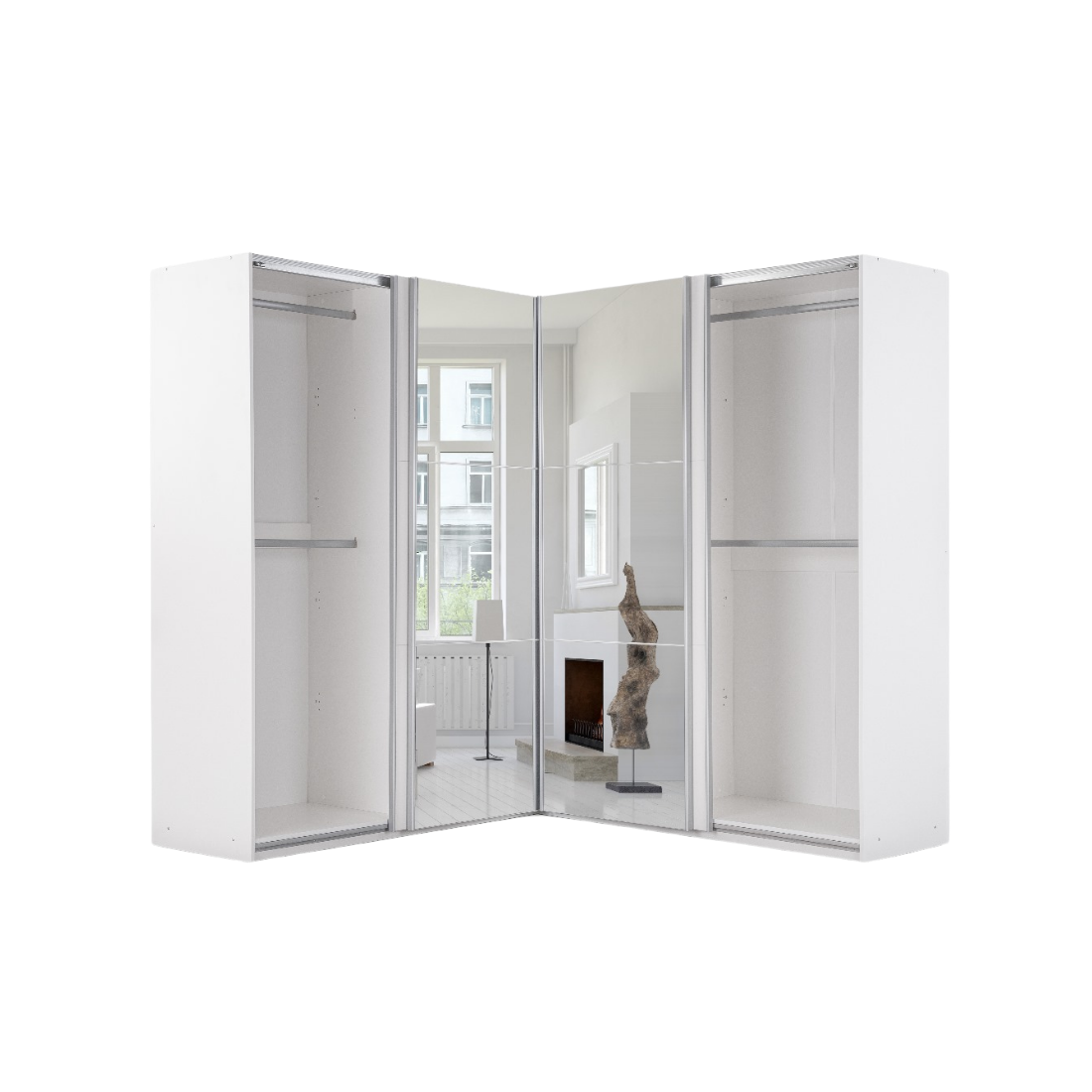 Kampinė spinta BSTL 207,5x216 - Image 3