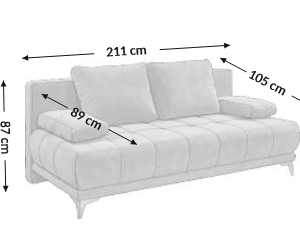Sofa BECH 211×105