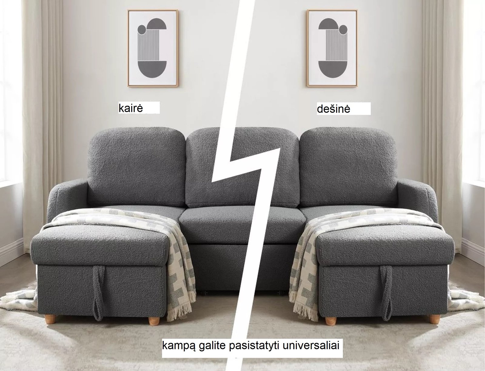 Minkštas kampas BSG 209x135 - Image 3