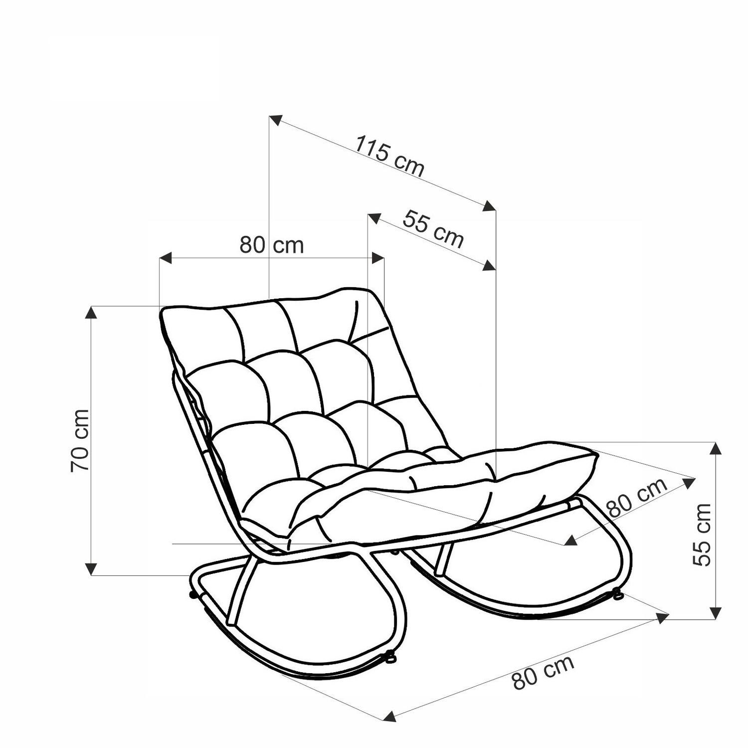 Supamas fotelis BHM80 - Image 9