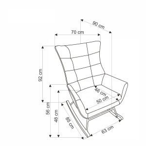 Supamas fotelis BHM70