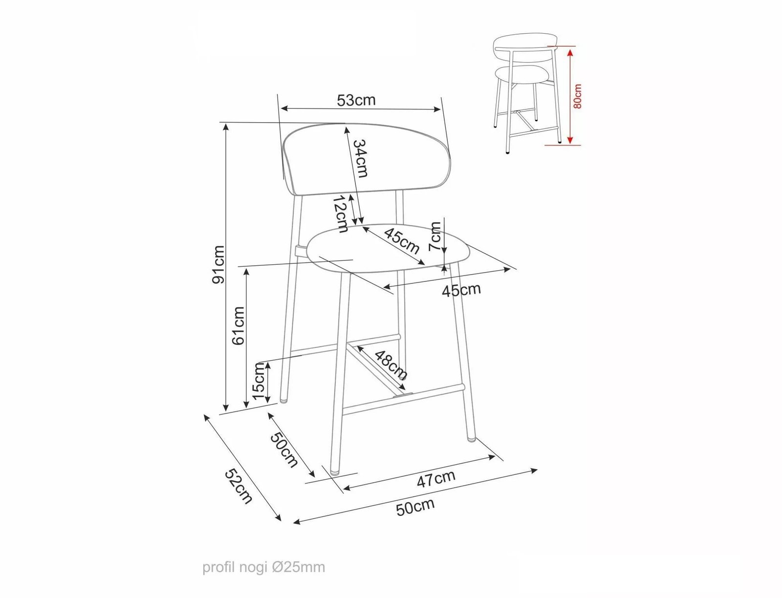 Baro Kėdė BSG 53 - Image 4