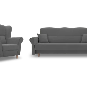 Sofa lova + fotelis BID 216×105