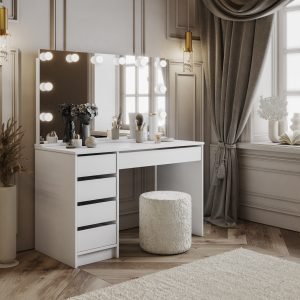 Kosmetinis stalelis+pufas BMBED 120