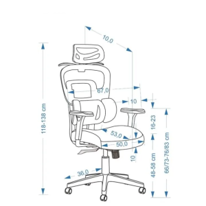 Ergonominė Darbo kėdė BHM 67