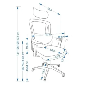 Ergonominė Darbo kėdė BHM 67
