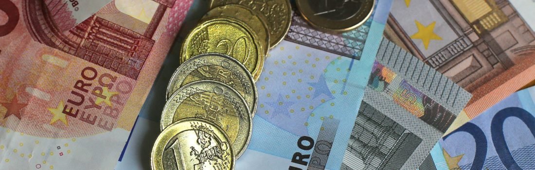 File photo dated 26/01/15 of Euro notes and coins, as stunned European Union leaders are weighing the consequences of the overwhelming Greek referendum vote to reject the austerity terms demanded by the country's international creditors.